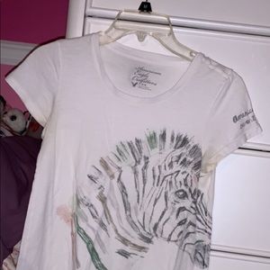 Zebra graphic tee from American eagle